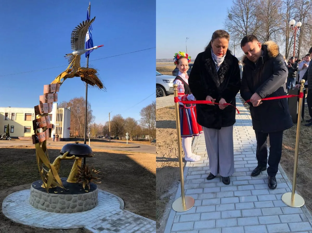 Памятный знак Хлебу установили в Жабинковском районе