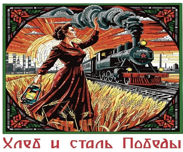 В Новокуйбышевске создадут мурал "Хлеб и сталь Победы"